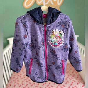 Disney Princess 4T girls fleece jacket